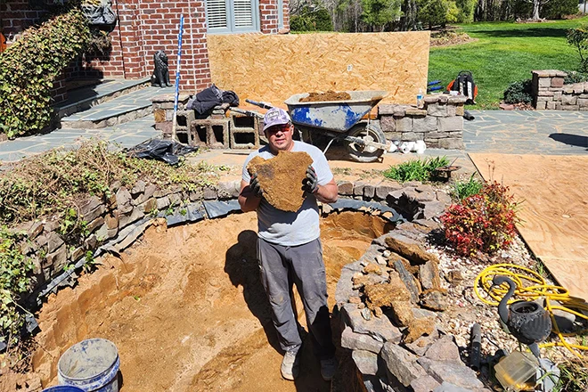 How to build a koi pond How to build a koi pond